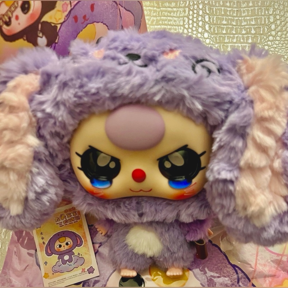 Baby Three Big Head Zipper Bag - Picture 3 of 9